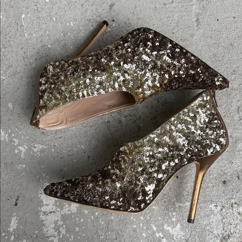 OSCAR de la Renta sequin booties - Picture 3 of 9